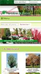 Mobile Screenshot of pepinieres-marnay.com